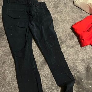 Gab blue pants with dark blue pockadot